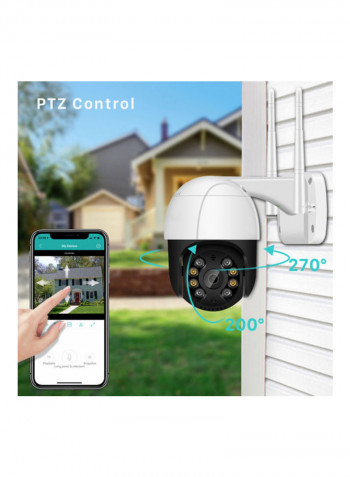 Wi-Fi Motion Detection Camera With 64GB TF Card And 3.0 Card Reader white