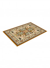 Floral Printed Anti-Slip Living Room Carpet Multicolour 80x160centimeter