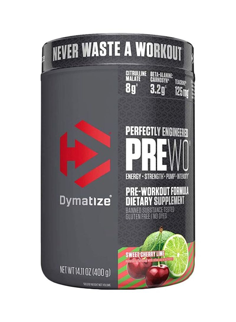 Pre-Wo Dietary Supplement - - Sweet Cherry Lime