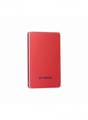 Premium External Hard Drive 1TB Red