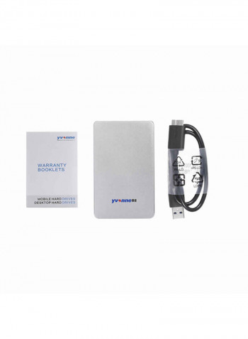 Premium External Hard Drive 1TB Silver