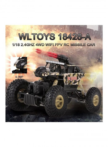 4WD RC Missile Car 16.5 x 15.5cm