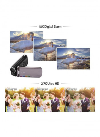 2.7K Ultra HD Mini Digital Video Camera