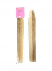 20-Piece Straight Hair Extension 27/613 Beige 20inch