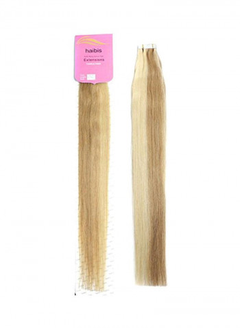 20-Piece Straight Hair Extension 27/613 Beige 20inch