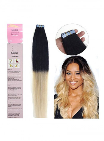 20-Piece Straight Hair Extension T1/613 20inch