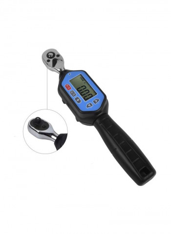 Digital Torque Wrench Black/Blue 34.00x5.50x9.00centimeter