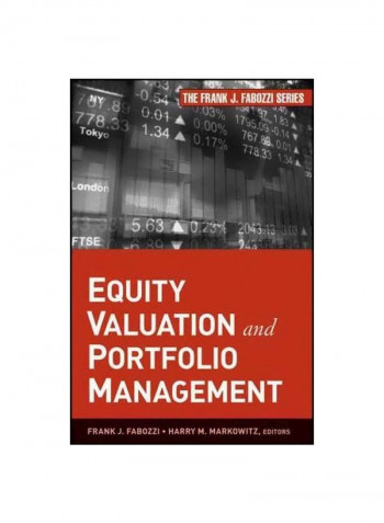 Equity Valuation And Portfolio Management Hardcover 1
