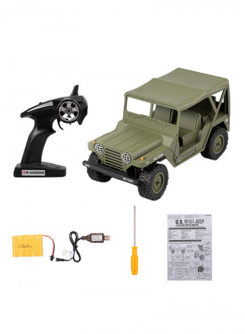 1/14 M151 Jeep RC 2.4G Full Scale Proportion 4WD 15Km/h Millitary Truck Off-Road Buggy Car