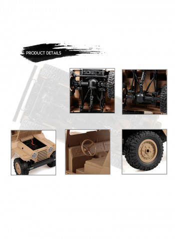1/14 M151 RC 2.4G Full Scale Proportion 4WD 15Km/h Millitary Truck Off-Road Buggy Car