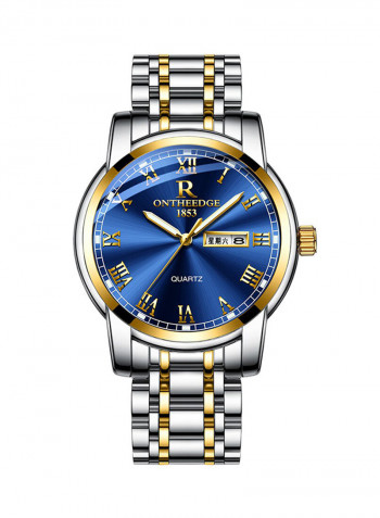 Men's Waterproof Stainless Steel Date Display Analog Watch NNSB03708241