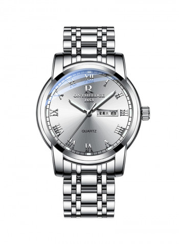 Men's Waterproof Stainless Steel Date Display Analog Watch NNSB03708243