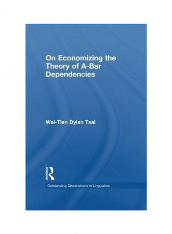 On Economizing The Theory Of A-Bar Dependencies Paperback