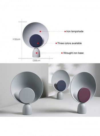 XG-8117 Modern Home Decoration Iron Art Lamp Dark Purple 44x31x15cm