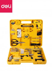 68-Piece Multi-Function Household Tool Kit Yellow/Black