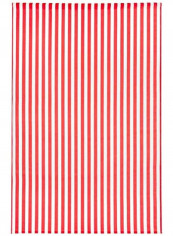 Striped Curtain Red/White