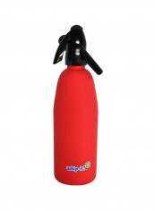 Rubber Coated Siphon Red/Black 4x4x13inch