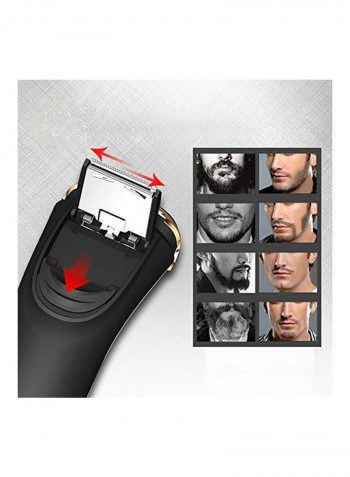 Rechargeable Waterproof Electric Shaver Blue/Silver/Black