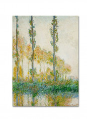 The Three Trees Autumn Canvas Wall Art multicolour 18 x 24inch