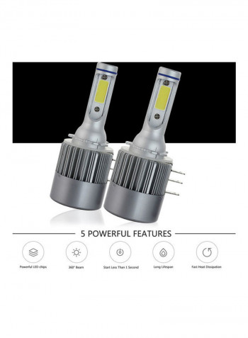2-Piece LED Headlight Bulbs