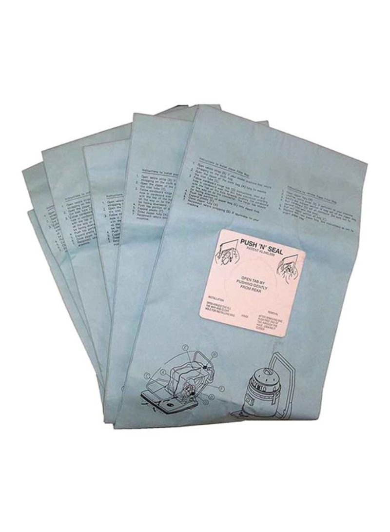 5-Piece Filtration Disposable Vacuum Bag BG332844 White