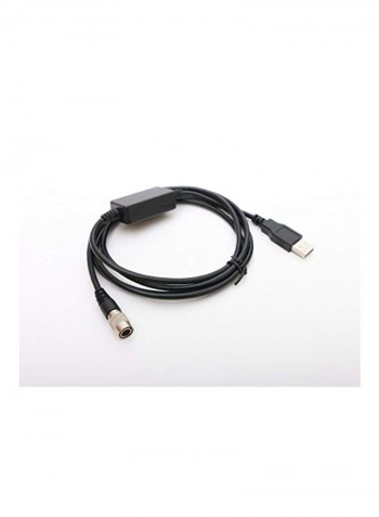 Data Cable For Sokkia CX101/Topcon OS/ES-602G, OS/ES-605G/ES-102 Total Stations Black