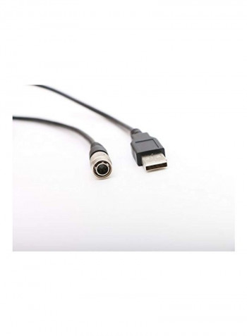 Data Cable For Sokkia CX101/Topcon OS/ES-602G, OS/ES-605G/ES-102 Total Stations Black
