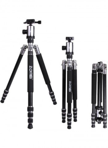 Magnesium-Aluminum Alloy Live Camera Tripod Stand Black/Silver