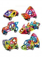 139 Pieces of 2D and 3D Magnet Tiles Set 16.4 x 25.2 x 18cm