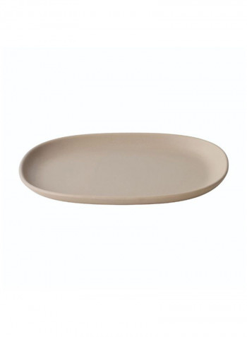 2-Piece Nest Rectangle Plate Set 315mm Beige