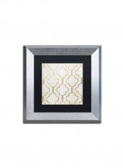 Paris Apartment Iv Canvas Wall Art White/Gold 18 x 18inch