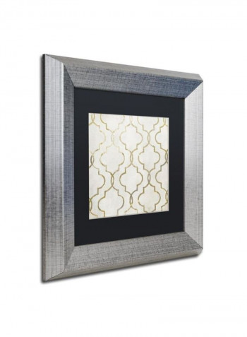 Paris Apartment Iv Canvas Wall Art White/Gold 18 x 18inch
