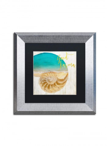 Scotty Ii Wooden Framed Wall Art Multicolour 11 x 11inch