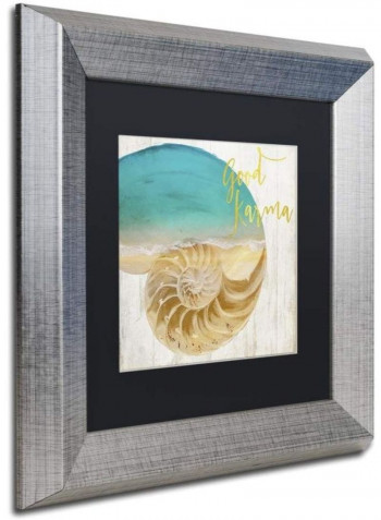 Scotty Ii Wooden Framed Wall Art Multicolour 11 x 11inch