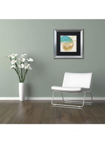 Scotty Ii Wooden Framed Wall Art Multicolour 11 x 11inch