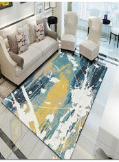 Bedroom Living Room Rectangular Mat Multicolour 80(W)x120(L)centimeter