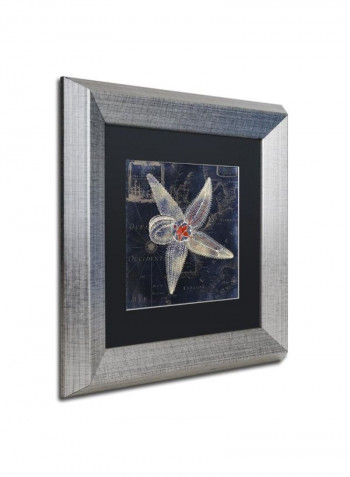 Maritime Blues Iv Wall Art Multicolour 11 x 11inch