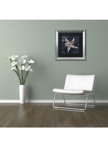 Maritime Blues Iv Wall Art Multicolour 11 x 11inch