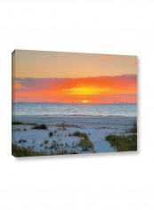 Sanibel Sunrise IV Gallery Wrapped Canvas Wall Art Multicolour 18 x 24inch