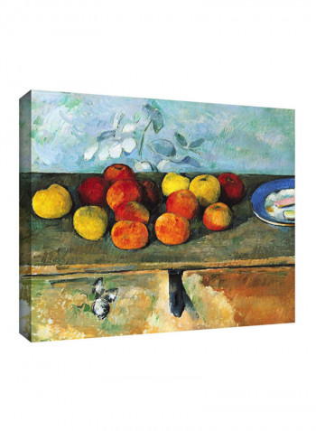 Still Life Of S And Biscuits Canvas Wall Art Multicolour 14 x 18inch