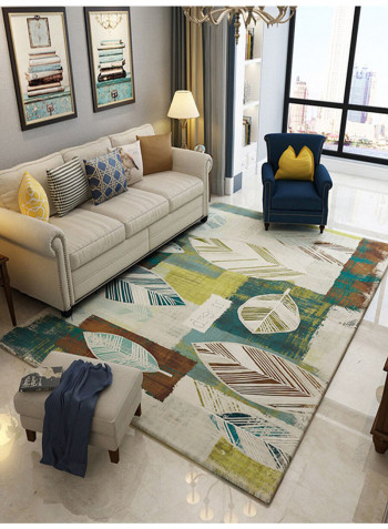 Block Soft Comfortable High Quality Mat Multicolour 80(W)x120(L)centimeter