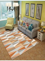 Modern Style Living Room Rectangular Mat Multicolour 80(W)x120(L)centimeter