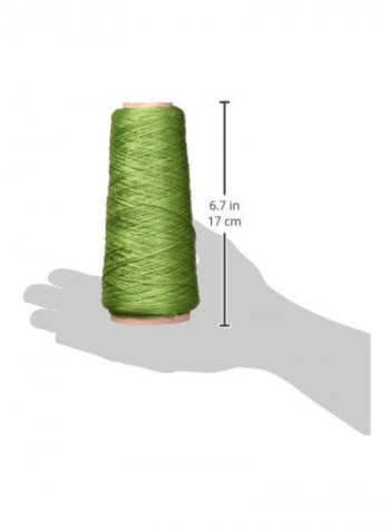 6-Strand Embroidery Cotton Cone Thread Hunter Green
