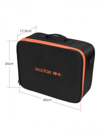 Carrying Storage Bag Black/Orange