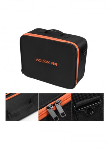 Carrying Storage Bag Black/Orange