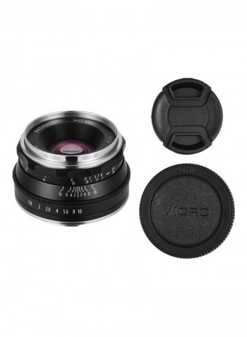 F1.8 Manual Focus Lens Large Aperture Black/White