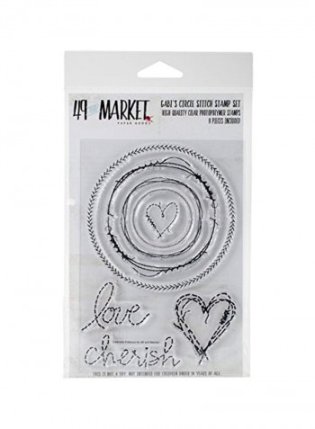 Gabi's Circle Stitch Black