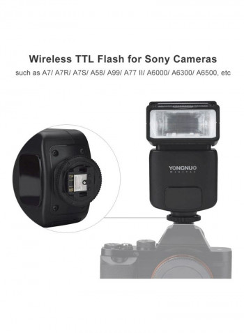 YN320EX Wireless TTL Master Speedlite Camera Flash 19.5x8.5x9.5centimeter Black
