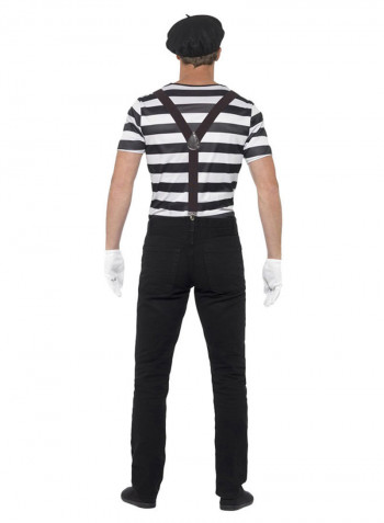 Gentleman Mime Artist Costume L