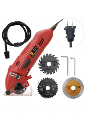 Multifunctional Mini Electric Circular Saw Kit Red/Black